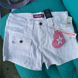 Bubblegum Women's White Cargo Shorts